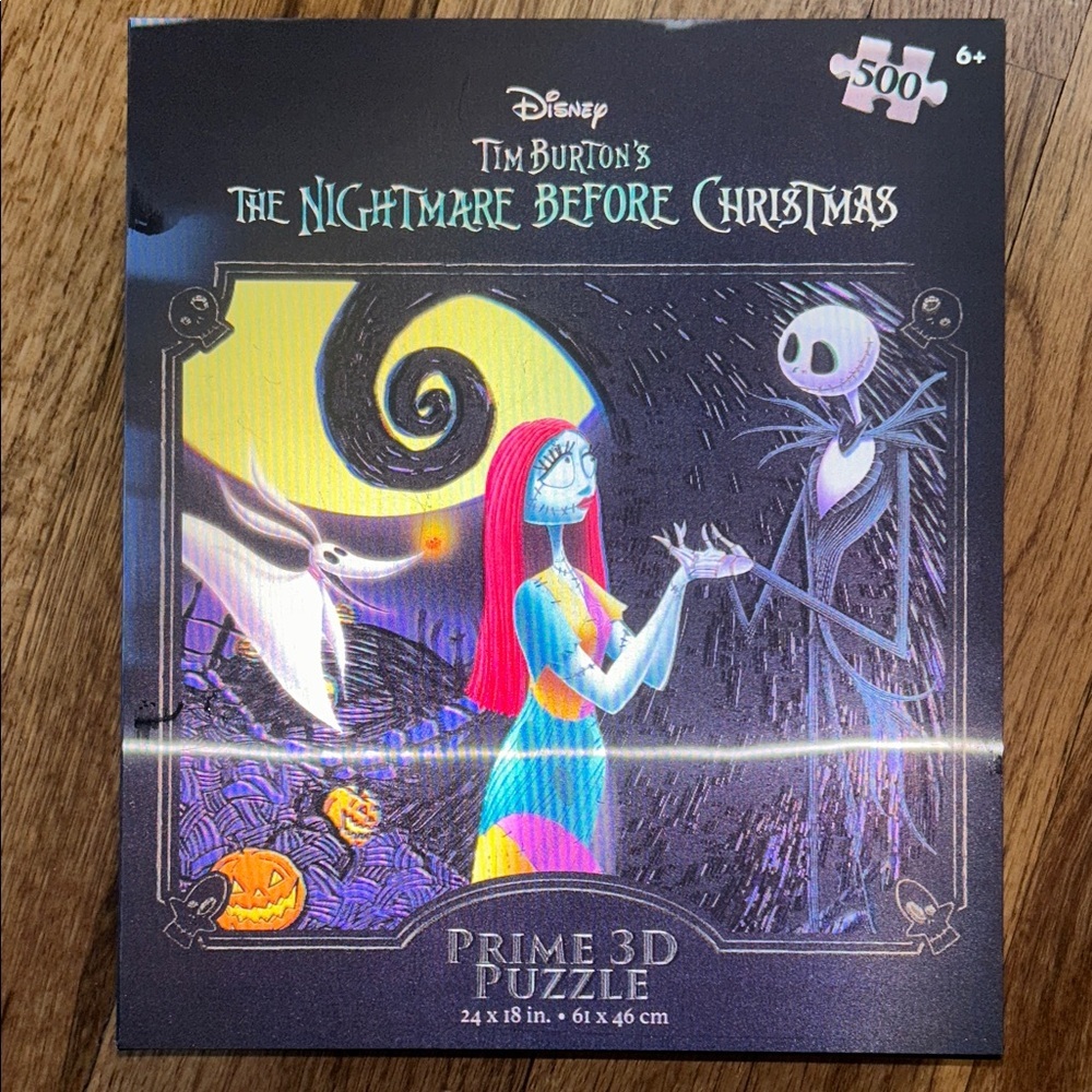 Disney The Nightmare Before Christmas Prime 3D Puzzle 500 Pieces NWT